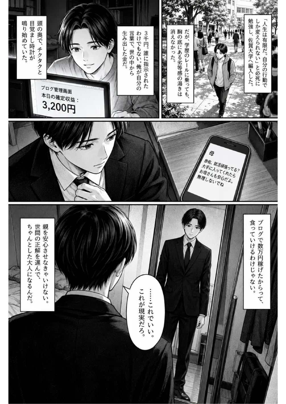 次のページは、目の前の人から 2ページ目